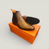 Chelsea - Wood Grain Hand Painted Croco - Size 41