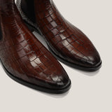 Bergamo Terra d’Oro Patina Croco - Reinhard Frans - Boots