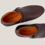 Biella - Dark Brown Grain Leather - Monk Strap Boots