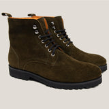 Bolzano24 - Camouflage Green - Suede Boots
