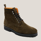 Bolzano24 - Camouflage Green - Suede Boots