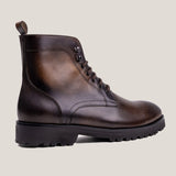 Bolzano24 - Saddle Brown Patina Leather - Boots