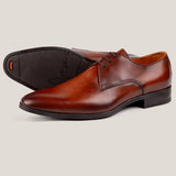 Boston24 - Cognac Brown Leather - Derby Shoes