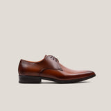 Boston24 - Cognac Brown Leather - Derby Shoes