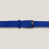 Suede Belt - Bright Blue
