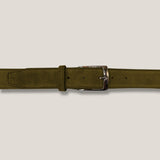 Suede Belt - Camouflage Green