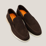 Capri - Dark Brown Suede - Loafers