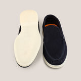 Capri - Dark Navy Suede - Loafers