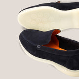 Capri - Dark Navy Suede - Loafers