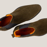 Chelsea Country - Camouflage Green Suede - Chelsea Boots