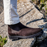 Chelsea Country - Dark Brown Suede - Chelsea Boots