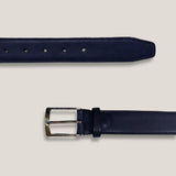 Leather Belt - Dark Navy Patina