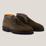 Lecco Country - Camouflage Green Suede - Chukkas
