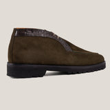 Lecco Country - Camouflage Green Suede - Chukkas