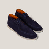 Lecco - Dark Navy Suede - Chukkas