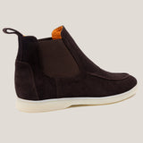 Livorno - Dark Brown Suede - Chelsea Boots