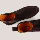 Livorno - Dark Brown Suede - Chelsea Boots
