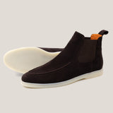 Livorno - Dark Brown Suede - Chelsea Boots