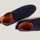Livorno - Dark Navy Suede - Chelsea Boots