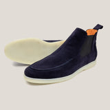 Livorno - Dark Navy Suede - Chelsea Boots