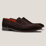 Porto Dark Brown Suede - Reinhard Frans - Loafers