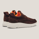 Soho 01 - Dark Brown Suede - Sneaker