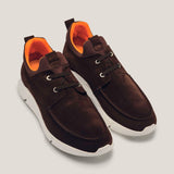 Soho 01 - Dark Brown Suede - Sneaker