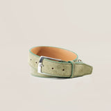 Suede Belt - Bamboo Green