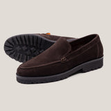 Trento - Dark Brown Suede - Loafers