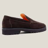 Trento - Dark Brown Suede - Loafers