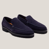 Trento - Dark Navy Suede - Loafers